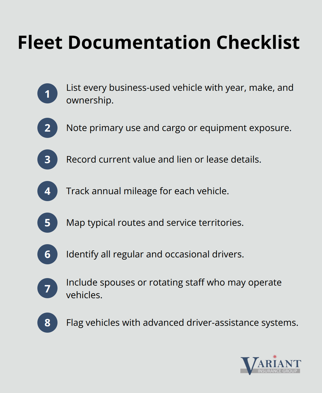 Quick checklist to align coverage with real-world operations