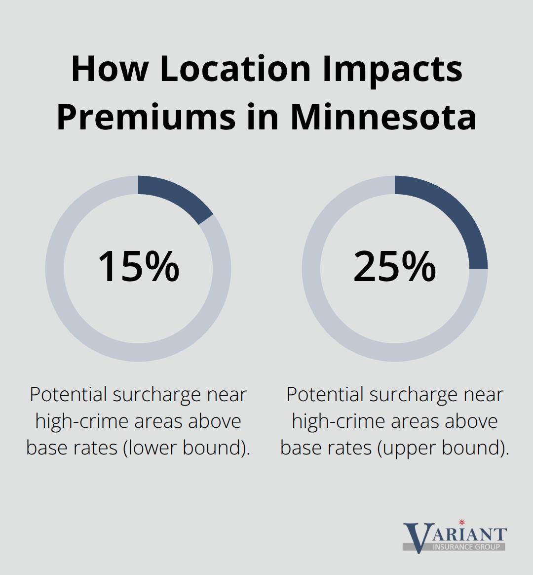 Surcharge range near high-crime areas for Minnesota rental properties - Minnesota landlord coverage