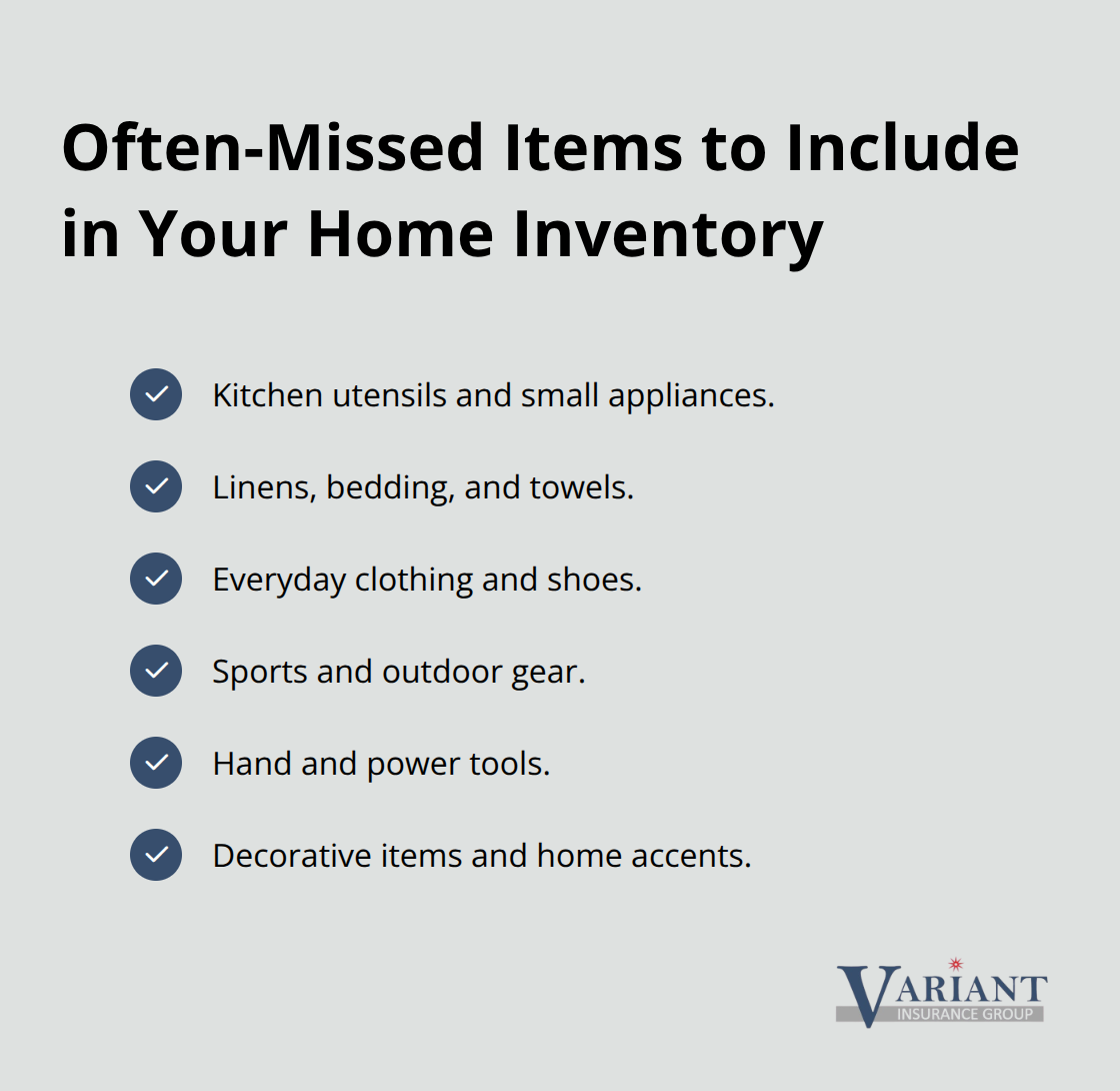 Checklist of commonly missed personal property items for Minnesota homeowners - how much personal property insurance do i need