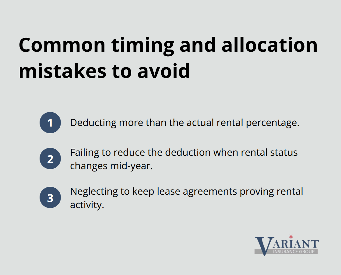 Compact list of frequent deduction errors for Minnesota landlords - is homeowners insurance tax deductible on rental property